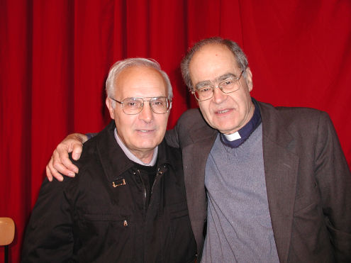 Don Piero Villasanta e Padre Carlo Colonna