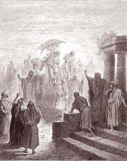 Paul Gustave Doré, Isacco incontra Rebecca, La Bibbia Ed. Marietti, Genova, 1997 Isacco incontra Rebecca