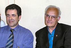 il Responsabile della Comunità Primavera Giuliano Monaco con don Piero Villasanta il Responsabile della Comunità Primavera Giuliano Monaco con don Piero Villasanta