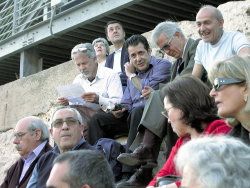 Il Responsabile Giuliano Monaco con alcuni fratelli della Comunità