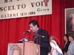 Giuliano Monaco durante la catechesi Giuliano Monaco durante la catechesi
