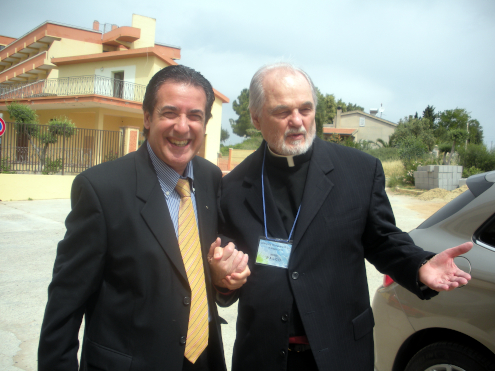 Giuliano Monaco e Padre Robert Faricy Giuliano Monaco e Padre Robert Faricy
