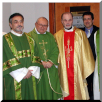Il Diacono Ninì Manconi, Padre Giovanni Puggioni, Padre Robert Faricy e Giuliano Monaco
