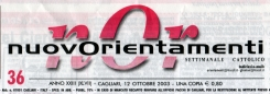il logo del settimanale diocesano NuovOrientamenti nuovorientamenti
